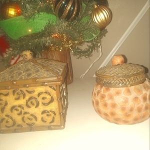 Two trinket boxes